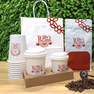 Tùy chỉnh tái sử dụng tùy chỉnh 4oz 14 35 Oz compostable lạnh Iced đôi tường dùng một lần trắng cà phê Espresso cốc giấy với logo - Product Image 4