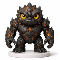 Figura de Monstruo Personalizada de PVC, Figura de Vinilo 3D Original OEM, Juguete de Arte Coleccionable Personalizado para Exhibición en Escritorio y Regalo