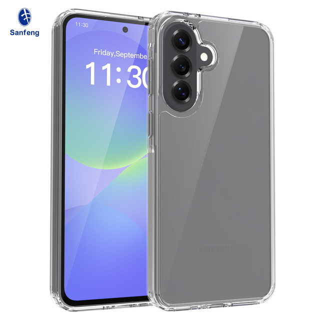 Factory High Quality Transparent Samsung A37 Case Custom Shockproof Mobile Phone Case with Crystal Clear Back Cover