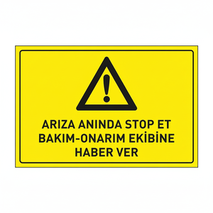 Panneau de signalisation routière réfléchissant d'arrêt immédiat pour véhicule en cas de panne, pour notification de maintenance et de réparation - Product Image 2