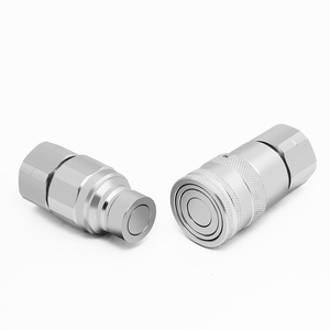 ข้อต่อไฮดรอลิกแบบเร็ว Good Ff รุ่น Iso16028 ปลั๊กเกลียวใน G1 2 สำหรับตัวเชื่อมต่อเบรกเกอร์ไฮดรอลิก ทำจากเหล็กกล้าคาร์บอน - Product Image 2