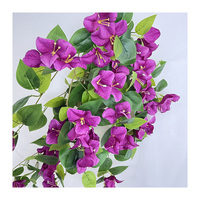 QYYM-261 Haute Qualité Grande Fleur De Bougainvillier Artificielle À La Main Doux Décoration pour Mariage Noël Graduation Occasions