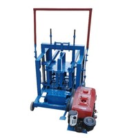 Nouvelle vente Machine à fabriquer des blocs creux de petite taille de la marque QT Équipement de construction Composants principaux du moteur Chine Garantie d'un an Personnalisé