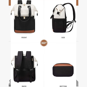 Retro Renk Bloklu Bez Çanta Kadın 2025 Trend Çift Kullanımlı Çanta-Sırt Çantası Büyük Kapasiteli Günlük Bayan Çantası - Product Image 2