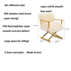 Mid-Century Accent <strong>Arm</strong> <strong>Chair</strong> Velvet <strong>Single</strong> Living Room Lounge <strong>Chair</strong> with Metal Frame in Gold Finishing - Product Image 2