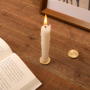 Maxery Golden Metal <strong>Candle</strong> <strong>Holder</strong>, Simple Luxury Solid <strong>Brass</strong> <strong>Candle</strong> Stick <strong>Holder</strong> Decorative for Home Dinning Wedding - Product Image 6