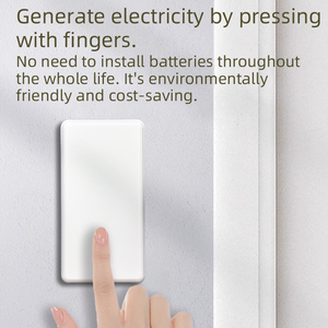 Tenzu tự-powered nhà thông minh hệ thống cảnh báo không dây chuông cửa Kit 2 máy phát 1 <span class=keywords><strong>Receiver</strong></span> 52 nhạc chuông 433Mhz không thấm nước - Product Image 5