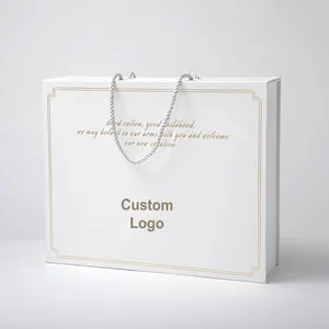 Custom Logo Top Kwaliteit Magnetische Verpakking Bruiloft Dank U Geschenken Verpakking Art Paper Box