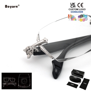<span class=keywords><strong>Gafas</strong></span> <span class=keywords><strong>de</strong></span> Sol Fotocromáticas Boyarn con Marco Cuadrado, Protección UV400 <span class=keywords><strong>de</strong></span> Alta Calidad, Estilo Retro Unisex para Adultos - Product Image 5