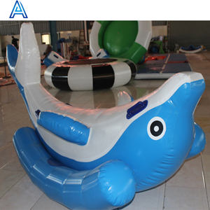 Épais PVC gonflable dauphin poisson baleine requin monter sur jouet pour piscine gonflable tour pour enfants - Product Image 1
