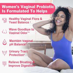 Groothandel Vaginale Probiotica + Prebiotica + Cranberry Gummies Spijsvertering Ondersteuning Ph Balans Probiotische Gummy Vrouwen - Product Image 2