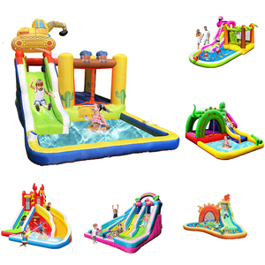 Air House <b>Inflatable</b> Bouncer With Blower Jumping Castle <b>Slide</b> Family Backyard <b>Inflatable</b> Bouncer House Jump House <b>Inflatable</b> Bou - Product Image 5