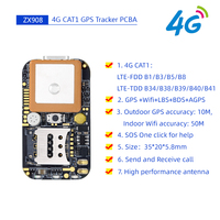Le Plus Petit Module de Puce de Suivi GPS 4G LTE CAT-1 du Monde ZX908 pour le Développement de Mini Traceurs GPS 4G