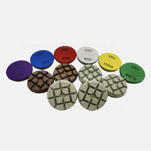 Bontai 3 inç elmas parlatıcı disk reçine kuru parlatma pedleri beton parlatma zemin - Product Image 5