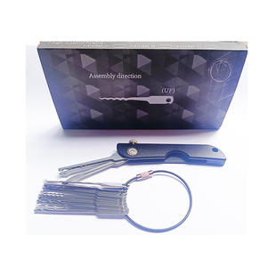 Gran oferta OEM 24 Uds. Herramienta de reparación de llaves reemplazable práctica 24 en 1 candado de acero inoxidable portátil Jackknife herramientas de cerrajería de bolsillo - Product Image 2