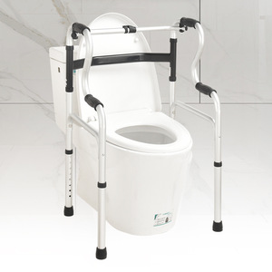 Aluminum Alloy Four Legged <b>Walker</b> For Elderly And <b>Disabled</b> Height Adjustable Anti Slip Durable Lightweight Walking Aid - Product Image 1