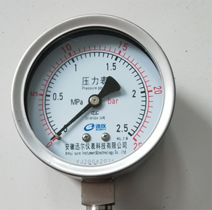 Medidor de pressão de óleo líquido, fonte de fábrica, à prova de choque, aço inoxidável - Product Image 4