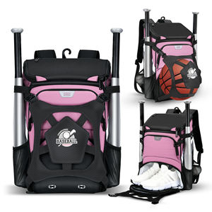 Sac à dos de baseball sportif avec porte-casque externe, sac à dos de softball, kit de baseball personnalisé, sacs à roulettes pour batte - Product Image 4