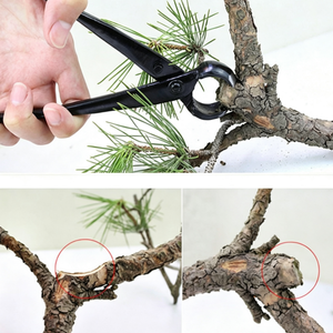 Bonsai Branch Cutter, Carbon Steel Round <b>Edge</b> Bonsai Pruning Plier, Professional Bonsai Tool for Branch Trimming & Modeling - Product Image 4