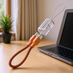 <span class=keywords><strong>สาย</strong></span>ดาต้า USB C ถึง Type C <span class=keywords><strong>สาย</strong></span>ถักสีส้ม<span class=keywords><strong>สาย</strong></span>ชาร์จเร็วเชือกแขวนสั้นสำหรับโทรศัพท์มือถือ iPhone 15 16 17 - Product Image 1