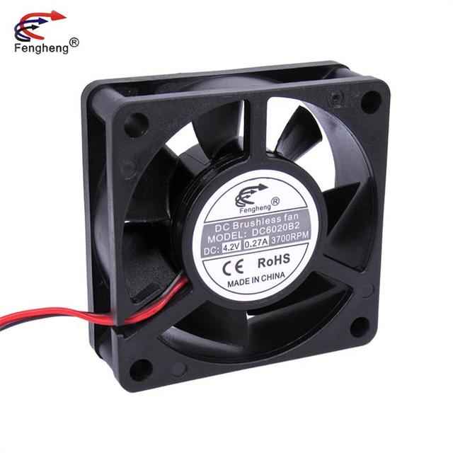 High Performance DC 12V Brushless Cooling Fan 60mm 60x60x20mm DC Fan 12Volts Ball Bearing