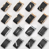 39 styles vente en gros de boucles de ceinture à cliquet en cuir et métal élégantes pour hommes boucle automatique