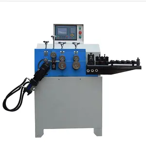 Machine de fabrication d'anneaux en forme de 0 voyageur automatique CNC de vente chaude adaptée au fil de fer, d'acier et de cuivre de 2 à 16mm