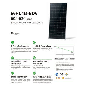Pannello Solare Bifacciale Tipo N 132 (66*2) Celle in Lega di Alluminio Anodizzato 605-630 W - Product Image 2