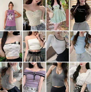 สินค้าใหม่ยกกระสอบ ขายส่งจำนวนมาก เสื้อผ้าสต็อกเกิน คุณภาพพรีเมียม เสื้อผ้าส่วนเกิน คละแบบสำหรับผู้หญิง - Product Image 6