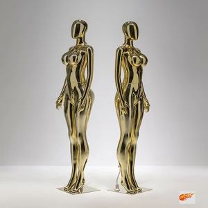 Maniquí Curvo con Cabeza Intercambiable Resistente a las Grietas, Herramienta de Moda para Comercio Minorista - Product Image 1