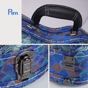 Étui rigide pour <span class=keywords><strong>mandoline</strong></span> en cuir au design élégant, de haute qualité, résistant à l'eau, durable, portable et léger - Product Image 6