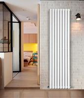 Radiateur design 600 High 6015 en acier à tubes plats, simple circuit horizontal, blanc, pour chauffage domestique, prix usine