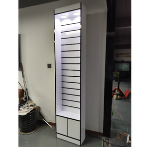 MDF Display Rack <strong>With</strong> Aluminum Strip Supermarket Display Wooden Display <strong>Shelf</strong> - Product Image 2