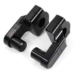 Cnc Usinage Billet Aluminium <span class=keywords><strong>22</strong></span> <span class=keywords><strong>mm</strong></span> <span class=keywords><strong>Guidon</strong></span> Riser <span class=keywords><strong>Guidon</strong></span> pour Suzuki - Product Image 1