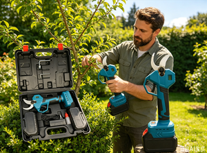 Sécateur Électrique Portable 21V pour Arbres Fruitiers, Ciseaux de Jardin Électriques à Batterie Lithium et Moteur <span class=keywords><strong>Sans</strong></span> Balais pour Usage Rural - Product Image 3