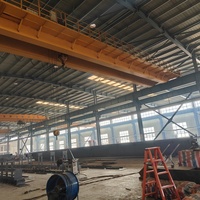 Guindaste de Ponte Tipo Gancho Estilo Chinês Wanlong 500 Toneladas com Engrenagem, Vão de 35,5M, Altura de Elevação de 29M, Origem Shandong