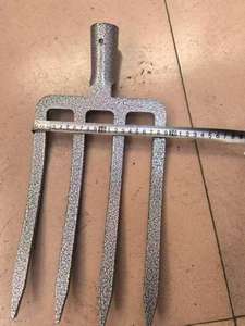 Home & gardenfarm tu đa công cụ ngã ba hoe weeder cào công cụ spading và đào ngã ba withwood xử lý - Product Image 3