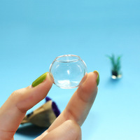 Xiaomiwu maison de poupée jouet modèle miniature simulation de mini verre rond transparent aquarium F107