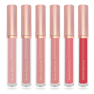 Basso MOQ personalizzare vegano lucidalabbra per cosmetici rossetto liquido Private Label viaggio all'ingrosso di velluto opaco in scatola 6 pezzi lotto di dimensioni 81g - Product Image 6