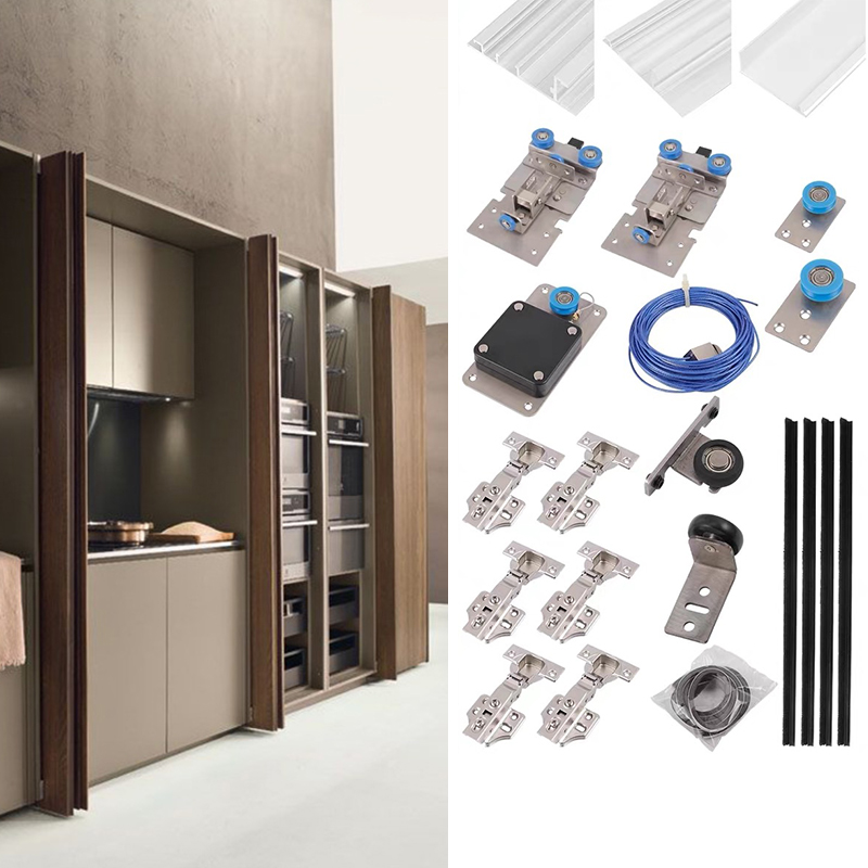 BONIKLUBA Ini Sliding Door Coplete Set Sliding Door Fitting 91.5 C - View #7