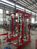 Offre Spéciale : Machine Smith Tout-en-un avec Cadre en Acier Haute Résistance et Rack de Musculation Multifonctionnel pour Salle de Sport Commerciale et Entraînement à Domicile
