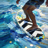 Vente en gros usine : Planche de wakeboard 56 pouces, planche de wakesurf premium, planche de surf personnalisée en fibre de verre et mousse EPS pour le wakesurf, à vendre