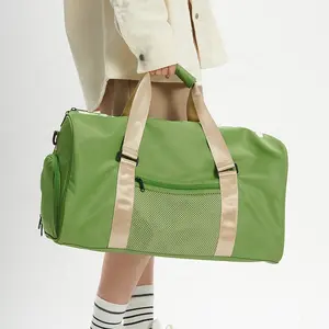 Oyvb-7022 Weekender Bag Duffle Bag With Shoe Compartment Gym Bag Lightweight Waterproof