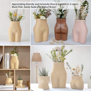 <span class=keywords><strong>Vase</strong></span> à fleurs en céramique blanche pour femme, femme abstraite, <span class=keywords><strong>fesses</strong></span>, <span class=keywords><strong>fesses</strong></span>, femme européenne, porcelaine, <span class=keywords><strong>vase</strong></span> en céramique pour la décoration de la maison - Product Image 5