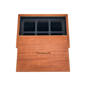 กล่องของขวัญไม้หยงฮุย 29.6X20.4X6.1ซม. กล่องเก็บขนมไหว้พระจันทร์ทรงสี่เหลี่ยมผืนผ้า ทำด้วยมือ - Product Image 3