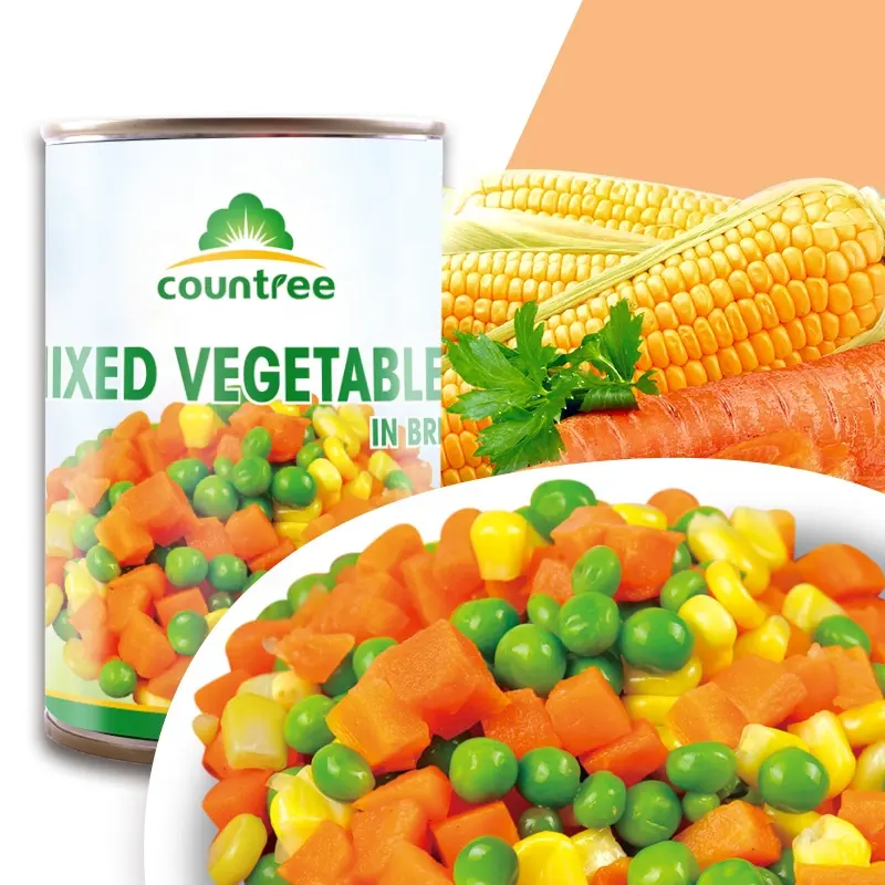 Canned Vegetables Canned Food Halal Mixed Vegetable