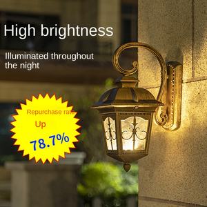 Lámpara de pared LED moderna para interiores y exteriores, apliques de imagen para el hogar y el jardín, apliques de energía Solar, luces de pared de esquina para escaleras Murale - Product Image 3