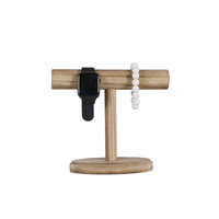 Vente chaude en bois massif bijoux bracelet présentoir détachable librement assemblé bracelet affichage accessoires