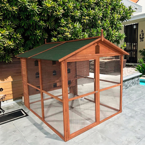 SDB008 meilleure vente maison d'oiseau en bois massif grande <span class=keywords><strong>cage</strong></span> à oiseaux extérieure étanche à l'eau meubles pour animaux de compagnie pour poulet Pigeon autre - Product Image 2