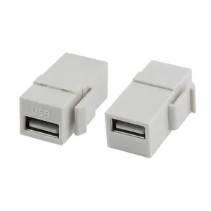 180 derece USB adaptörü Keystone USB 2.0 A dişi USB 2.0 A dişi adaptör